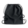Sac à cordon personnalisé en coton organique YUKI COLOUR Matières : coton biologique Couleurs : noir cadeau affaires élégant