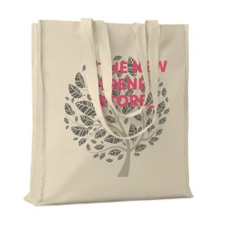 Sac shopping  en coton 140gr/m² - PORTOBELLO Matières : coton Couleurs : beige cadeau entreprise pas cher