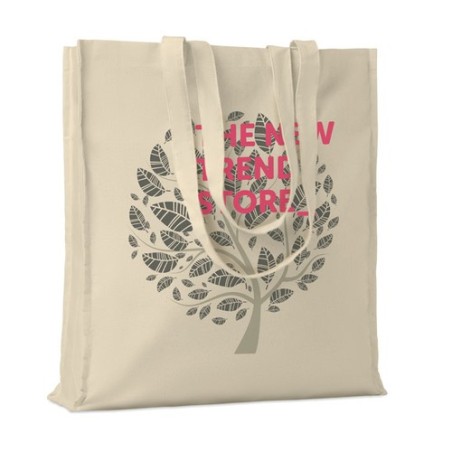 Sac shopping  en coton 140gr/m² - PORTOBELLO Matières : coton Couleurs : beige cadeau entreprise pas cher