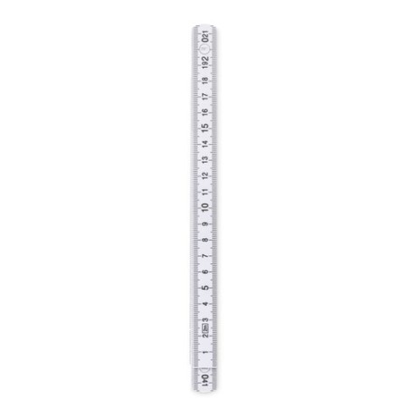 Règle pliable  de 2 mètres personnalisée Matières : polystyrène (PS) Couleurs : blanc cadeau entreprise pas cher