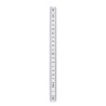 Règle pliable  de 2 mètres personnalisée Matières : polystyrène (PS) Couleurs : blanc cadeau entreprise pas cher