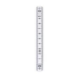 Règle Pliable Personnalisée 1 Mètre - METER Matières : polystyrène (PS) Couleurs : blanc cadeau entreprise pas cher