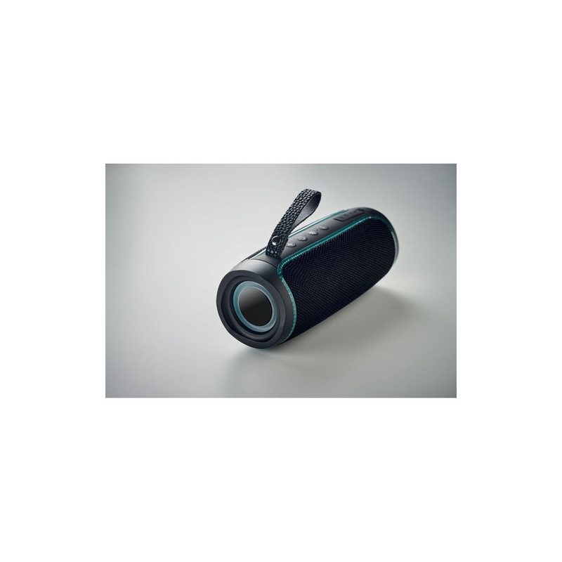 Haut-parleur étanche personnalisé IPX4 DIMA - Audio de qualité pas cher Couleurs : noir objet promotionnel éco-responsable