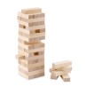 Tour à empiler personnalisée dans pochette - PISA Matières : bois Couleurs : bois personnalisable avec votre logo