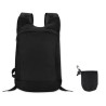 Sac à dos de sport personnalisé en ripstop résistant - JOGGY Matières : PET Couleurs : noir personnalisable avec votre logo