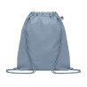 Sac à cordon personnalisé en coton organique YUKI COLOUR Matières : coton biologique Couleurs : bleu bébé personnalisable avec v