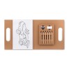 Set de coloriage personnalisé pas cher - FOLDER2 GO Matières : papier Couleurs : beige