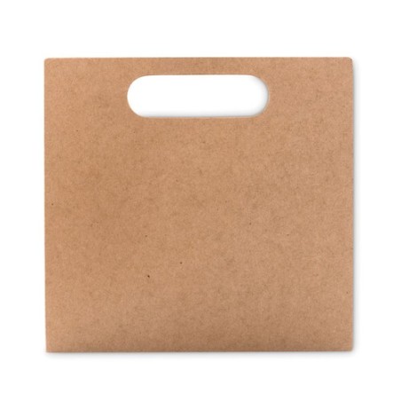 Set de coloriage personnalisé pas cher - FOLDER2 GO Matières : papier Couleurs : beige personnalisable avec votre logo