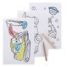 Set de coloriage personnalisé pas cher - FOLDER2 GO Matières : papier Couleurs : beige goodies publicitaire événementiel