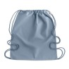 Sac à cordon personnalisé en coton organique YUKI COLOUR Matières : coton biologique Couleurs : bleu bébé impression logo haute 