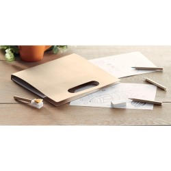 Set de coloriage personnalisé pas cher - FOLDER2 GO Matières : papier Couleurs : beige marquage laser ultra précis