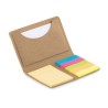 Set Mémo Repositionnable Personnalisé - FOLDNOTE, Cadeau d'Entreprise Matières : papier Couleurs : beige