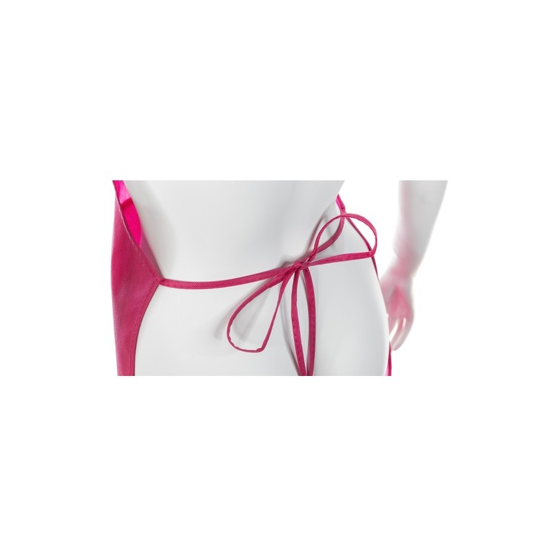 Tablier personnalisable  - Vanur Matières : polypropylène (PP) Couleurs : fuchsia impression logo haute qualité