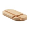 Support Pratique en Bambou Personnalisé pour Tablette/Smartphone ROBIN Matières : bambou Couleurs : bois