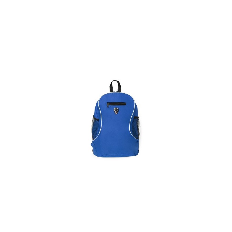 Sac à Dos Personnalisable Éco-responsable - Humus Matières : polyester Couleurs : bleu marquage laser ultra précis