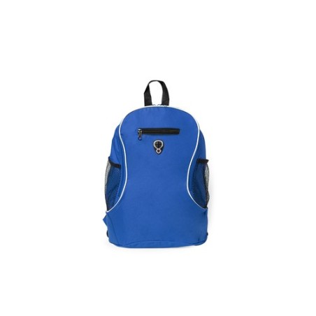 Sac à Dos Personnalisable Éco-responsable - Humus Matières : polyester Couleurs : bleu marquage laser ultra précis