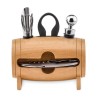 Accessoires à vin pratiques et personnalisés en mini tonneau BOTA 4 Matières : bois Couleurs : bois personnalisable avec votre l