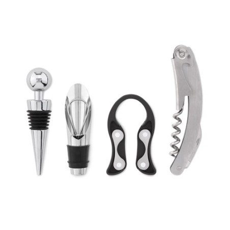 Mini Tonneau à Vin avec 4 Accessoires Essentiels