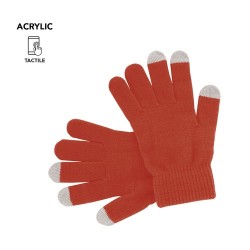 Gant Tactile Personnalisé Économique Actium Matières : acrylique Couleurs : jaune 2
