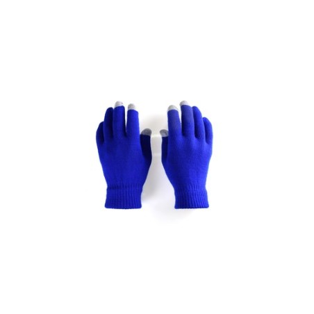 Gant Tactile Personnalisé Économique Actium Matières : acrylique Couleurs : jaune objet publicitaire robuste