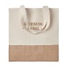 Sac à provisions en jute personnalisable INDIA TOTE Matières : coton Couleurs : beige cadeau entreprise pas cher