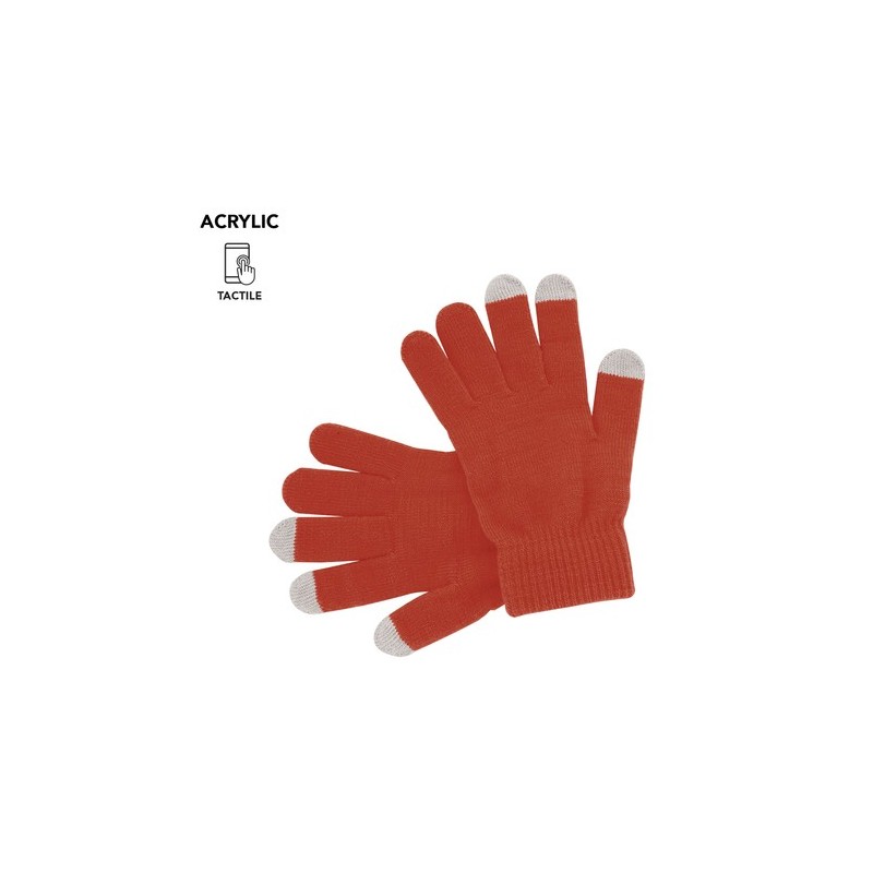 Gant Tactile Personnalisé Économique Actium Matières : acrylique Couleurs : bleu objet promotionnel éco-responsable