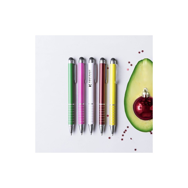 Stylet Bille Multifonction Personnalisable Minox Matières : aluminium Couleurs : fuchsia cadeau affaires élégant
