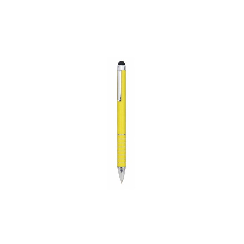 Stylet Bille Multifonction Personnalisable Minox Matières : aluminium Couleurs : jaune goodies publicitaire événementiel