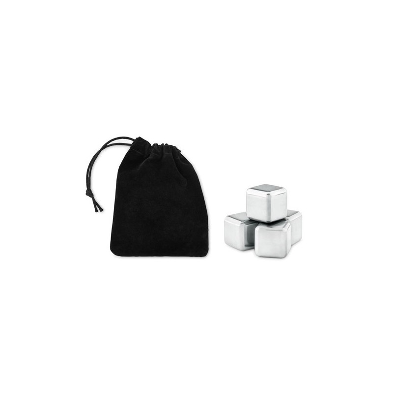 Set de 4 glaçons en acier inoxydable ICY