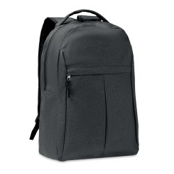 Sac à dos  600D RPET 2 tons - SIENA Matières : PET recyclé Couleurs : noir