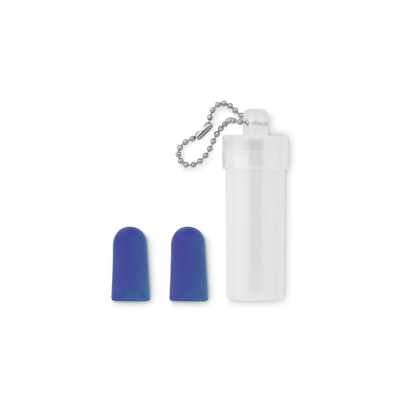 Bouchons d'oreilles personnalisés confort optimal - BUDS TO GO Matières : polypropylène (PP) Couleurs : bleu personnalisable ave