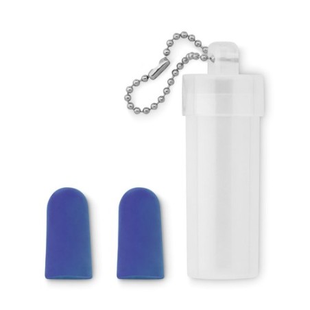 Bouchons d'oreilles personnalisés confort optimal - BUDS TO GO Matières : polypropylène (PP) Couleurs : bleu personnalisable ave