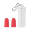 Bouchons d'oreilles personnalisés confort optimal - BUDS TO GO Matières : polypropylène (PP) Couleurs : rouge