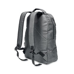 Sac à dos  600D RPET 2 tons - SIENA Matières : PET recyclé Couleurs : noir 2