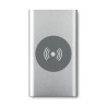 Powerbank sans fil personnalisable 4000mAh POWER&WIRELESS Couleurs : argenté mat goodies entreprise design