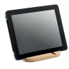Support Pratique en Bambou Personnalisé pour Tablette/Smartphone ROBIN Matières : bambou Couleurs : bois personnalisable avec vo