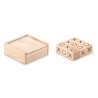 Jeu de Morpion en Bois Personnalisable TIC TAC TOE Matières : bois Couleurs : bois