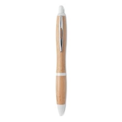 Stylo bille  en ABS et bambou personnalisable - RIO BAMBOO personnalisable avec votre logo