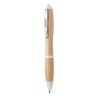 Stylo bille  en ABS et bambou personnalisable - RIO BAMBOO marquage laser ultra précis