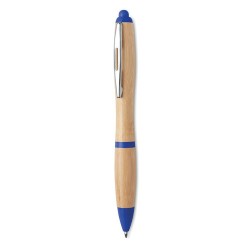 Stylo bille  en ABS et bambou personnalisable - RIO BAMBOO objet promotionnel éco-responsable