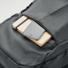 Sac à dos  600D RPET 2 tons - SIENA Matières : PET recyclé Couleurs : noir livraison express 24h 48h