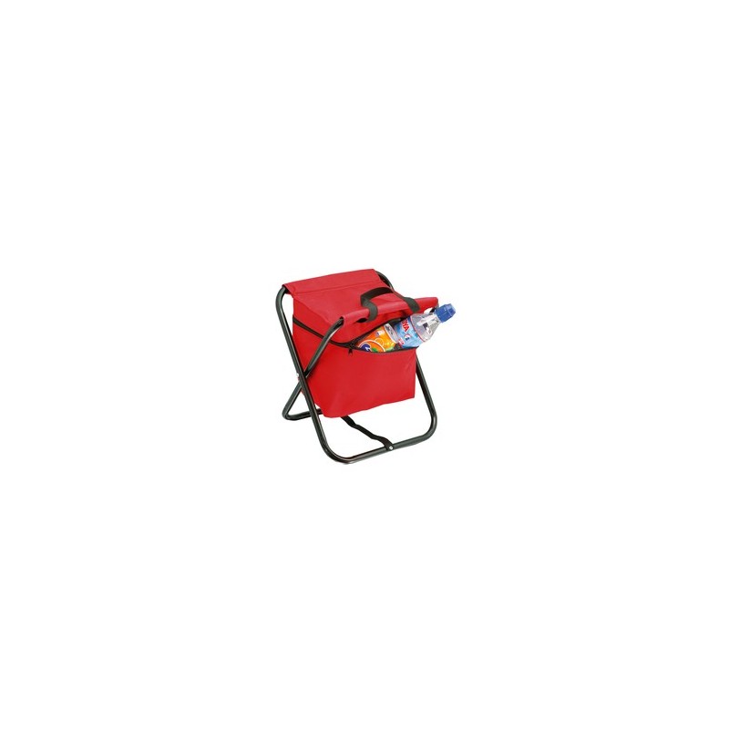 Chaise Glacière Personnalisée Idéale pour Loisirs - Xana Matières : polyester Couleurs : rouge personnalisation sur mesure