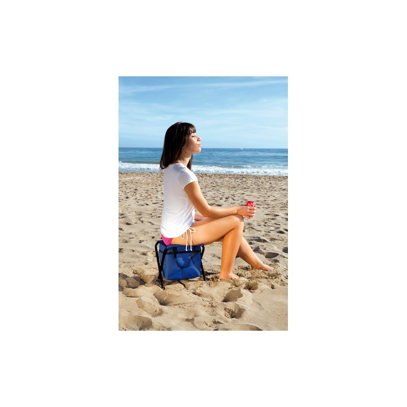 Chaise Glacière Personnalisée Idéale pour Loisirs - Xana Matières : polyester Couleurs : rouge personnalisable avec votre logo