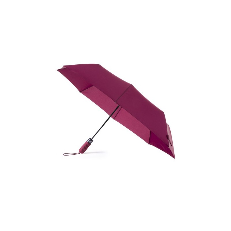Parapluie Automatique Pliable Personnalisé Elmer Matières : pongée Couleurs : bleu marine personnalisable avec votre logo