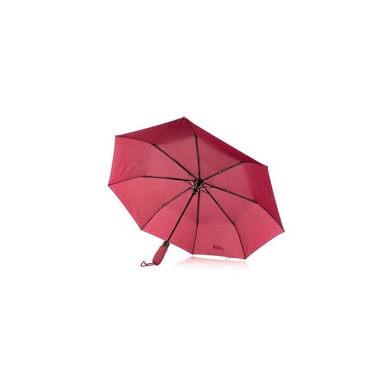Parapluie Automatique Pliable Personnalisé Elmer Matières : pongée Couleurs : noir marquage couleur éclatante