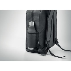 Sac à dos  600D RPET 2 tons - SIENA Matières : PET recyclé Couleurs : noir objet promotionnel éco-responsable