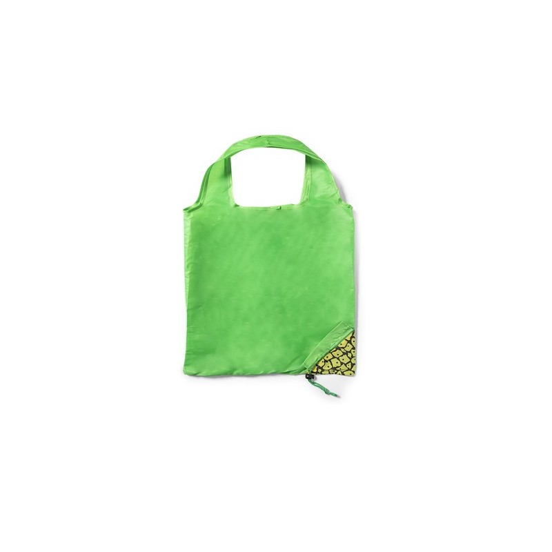 Sac Économique et Personnalisé Pliable Corni Matières : polyester Couleurs : vert kiwi impression logo haute qualité