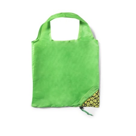 Sac Économique et Personnalisé Pliable Corni Matières : polyester Couleurs : vert kiwi impression logo haute qualité