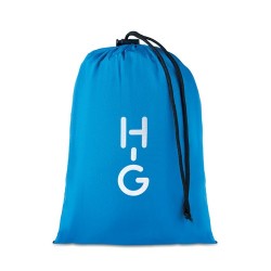 Hamac léger et pliable personnalisé - JUNGLE Matières : PET Couleurs : bleu royal impression haute définition
