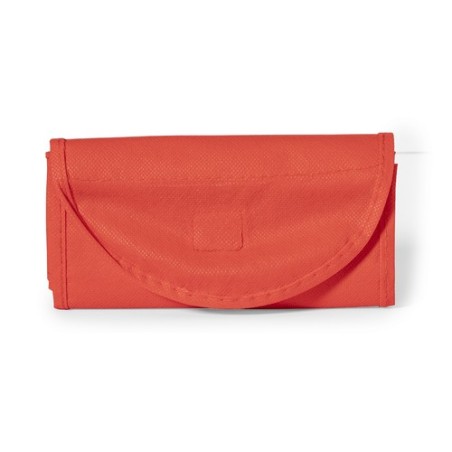 Sac Pliable Personnalisé Éco-responsable - Idéal pour vos Courses Konsum Matières : polypropylène (PP) Couleurs : rouge marquage